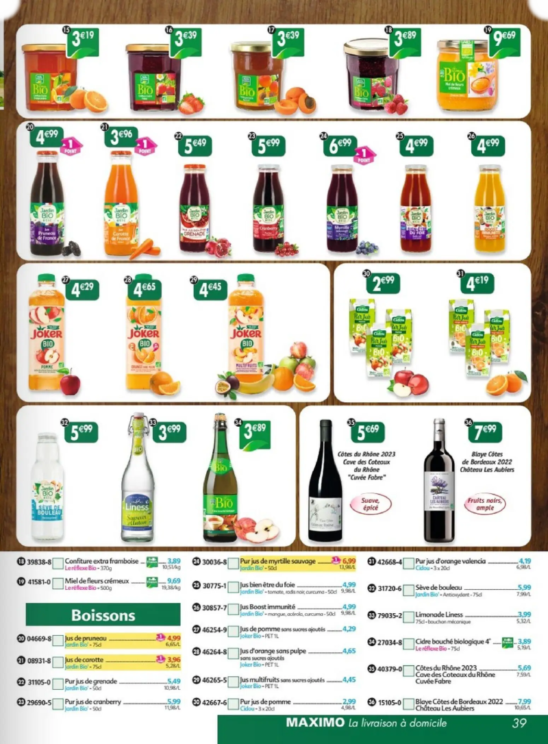 Maximo catalogue du 22/05 – page 39