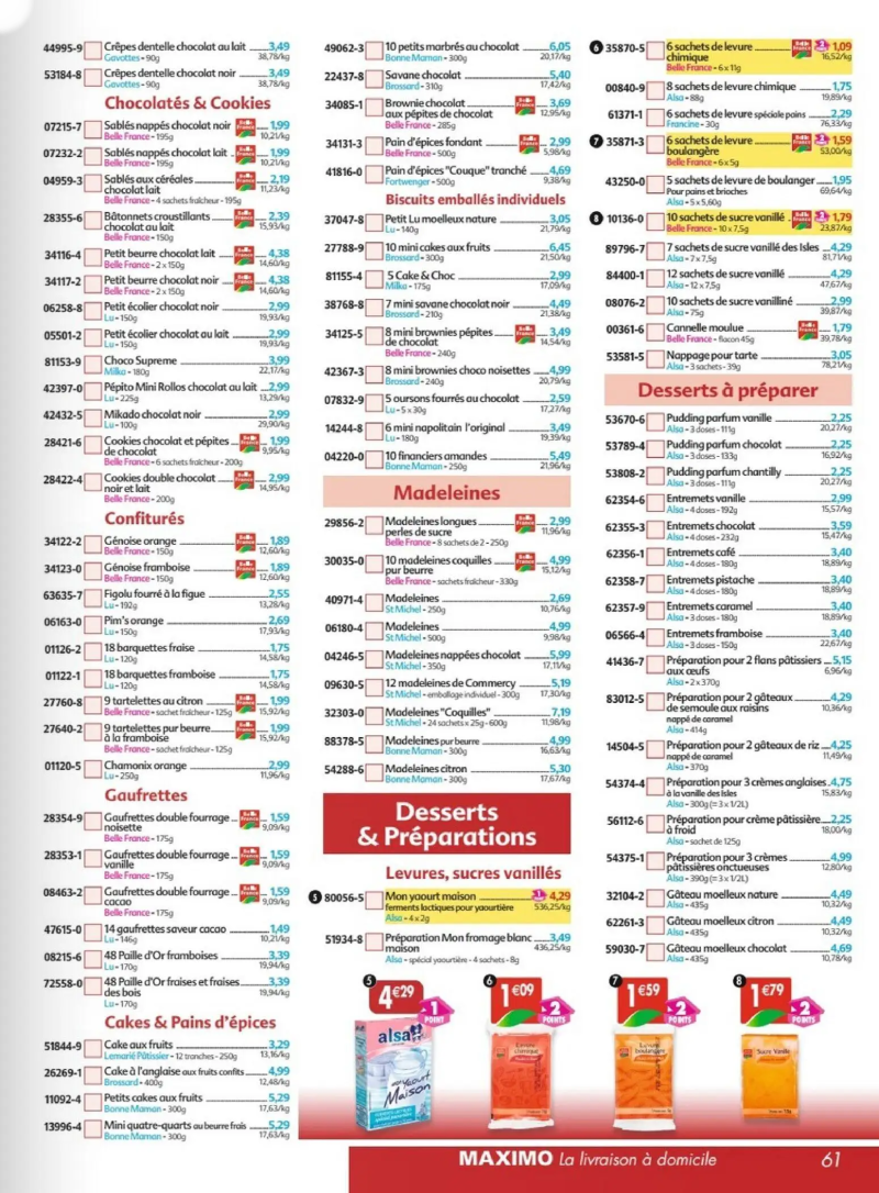 Maximo catalogue du 22/05 – page 61