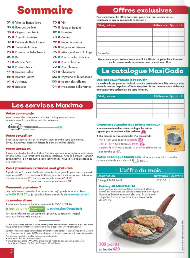 Maximo catalogue du 22/05 – page 2