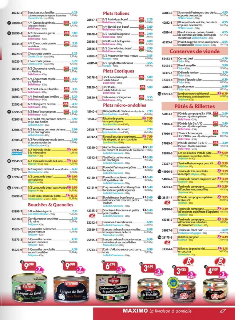 Maximo catalogue du 22/05 – page 47