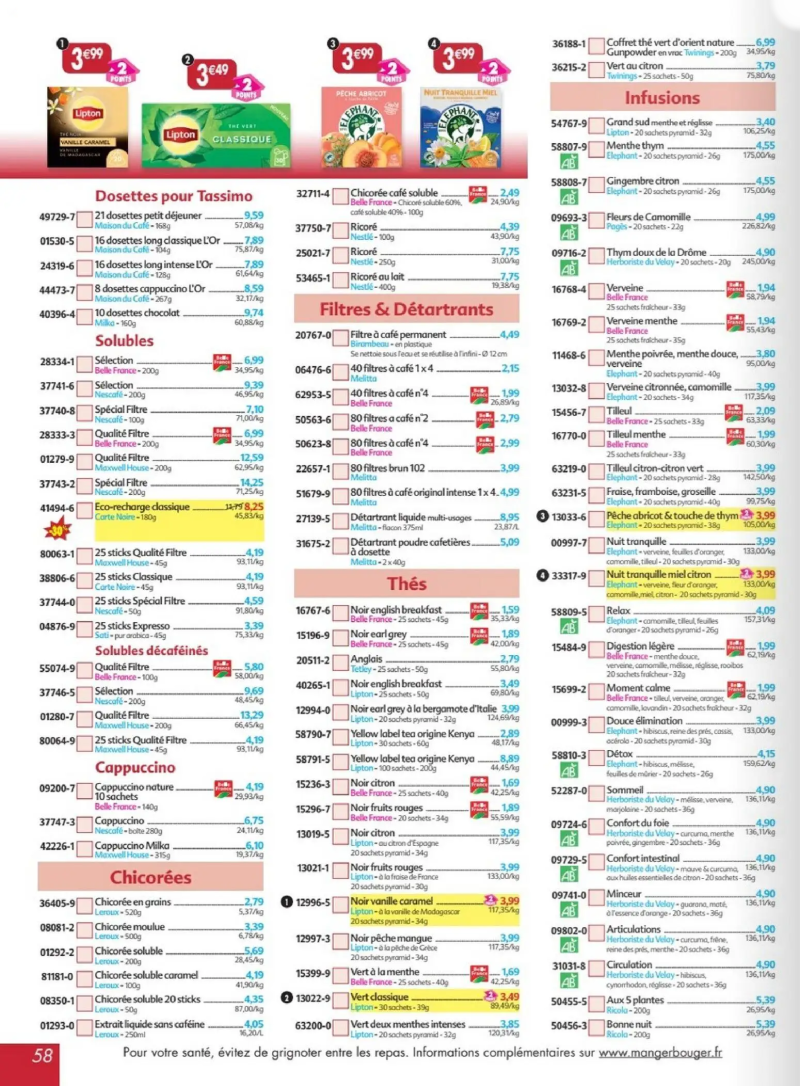 Maximo catalogue du 22/05 – page 58