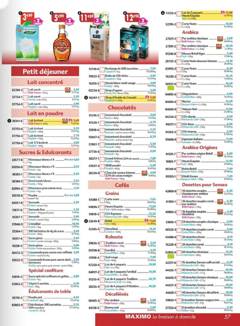 Maximo catalogue du 22/05 – page 57