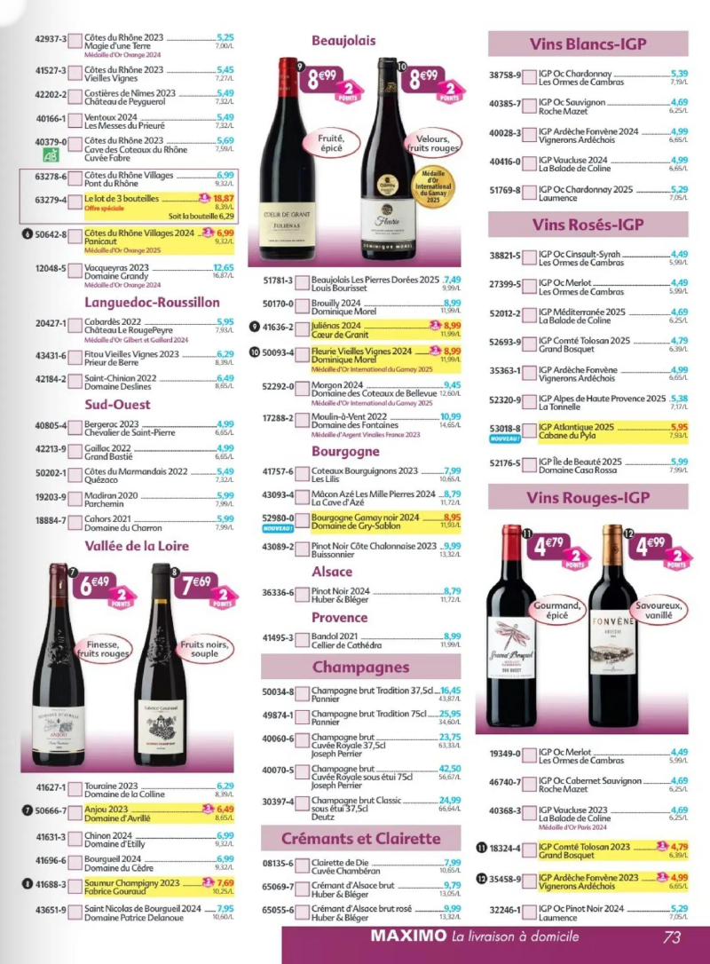 Maximo catalogue du 22/05 – page 73