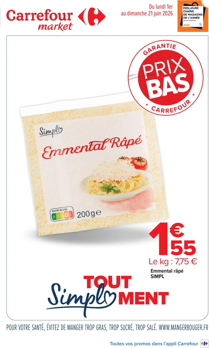 Carrefour Market catalogue du 01/06 – page 1