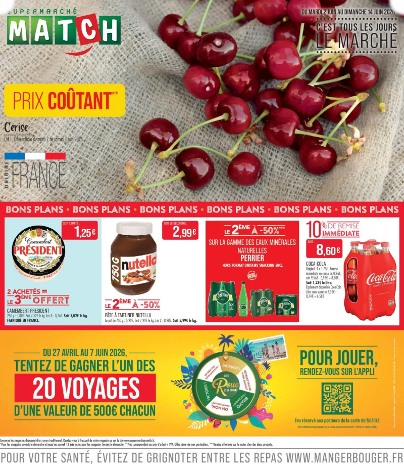 Supermarchés Match catalogue du 02/06 – page 1