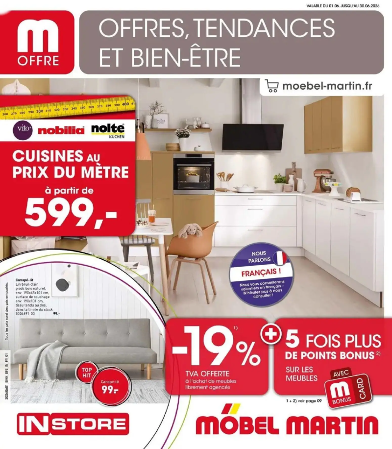 Mobel Martin catalogue du 01/06 – page 1