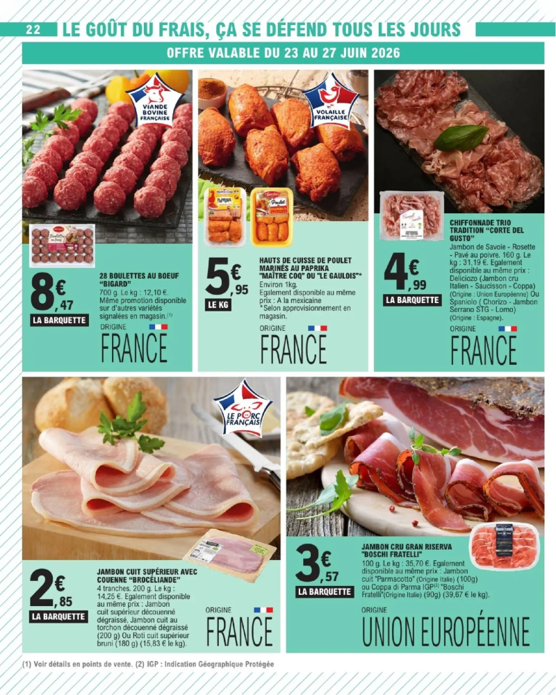 E.Leclerc catalogue du 23/06 – page 22