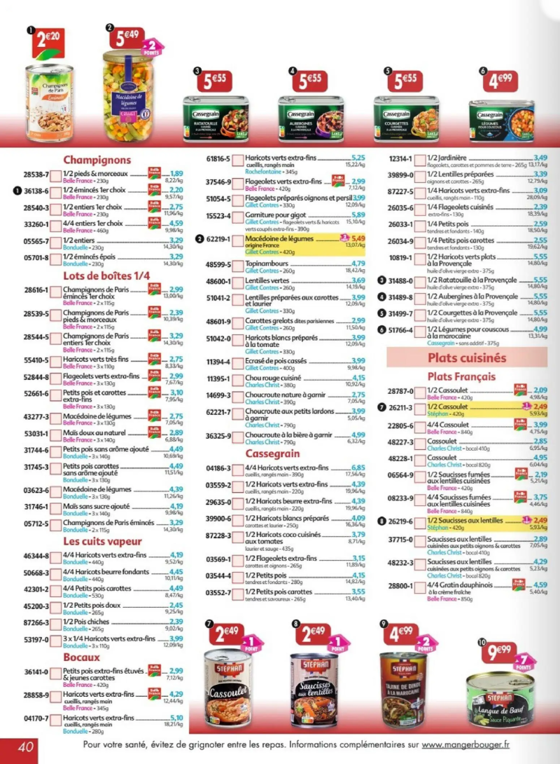 Maximo catalogue du 22/06 – page 40
