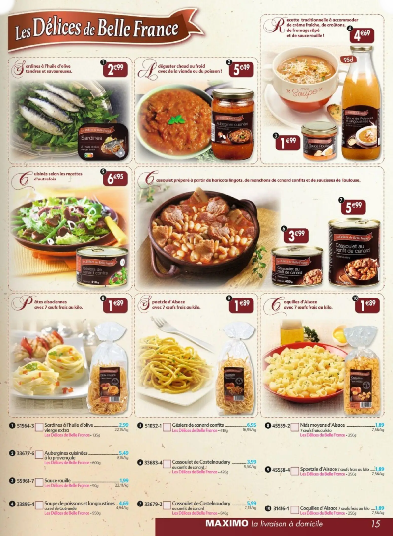 Maximo catalogue du 22/06 – page 15