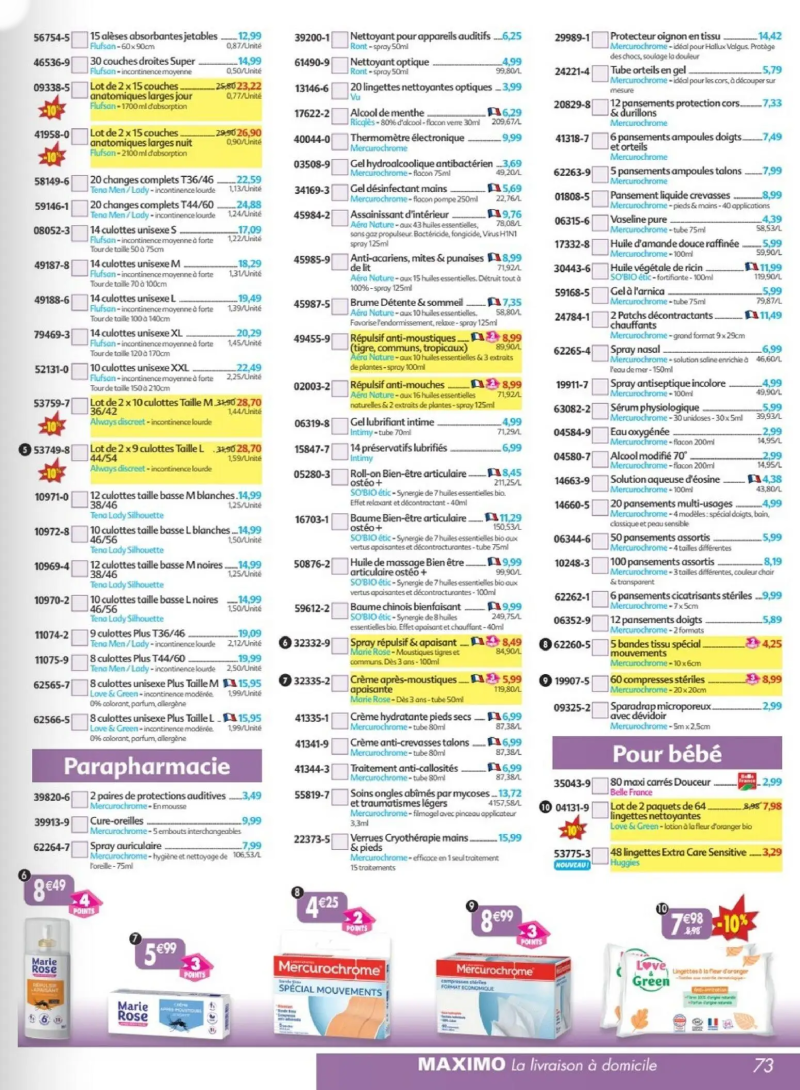 Maximo catalogue du 22/06 – page 73