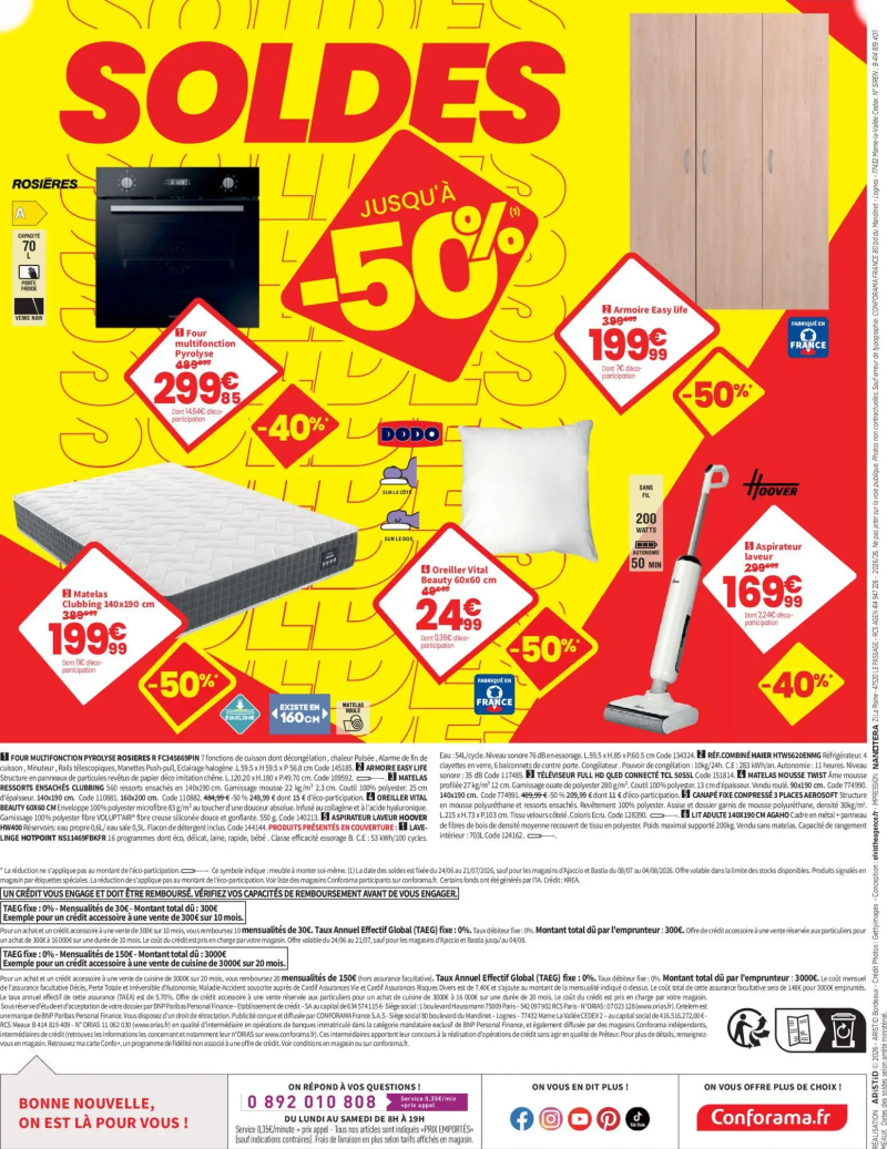 Conforama catalogue du 24/06 – page 10