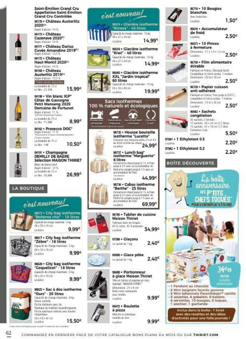 Thiriet catalogue du 24/06 – page 65
