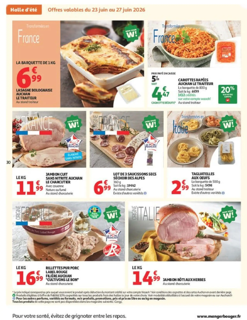 Auchan catalogue du 23/06 – page 30