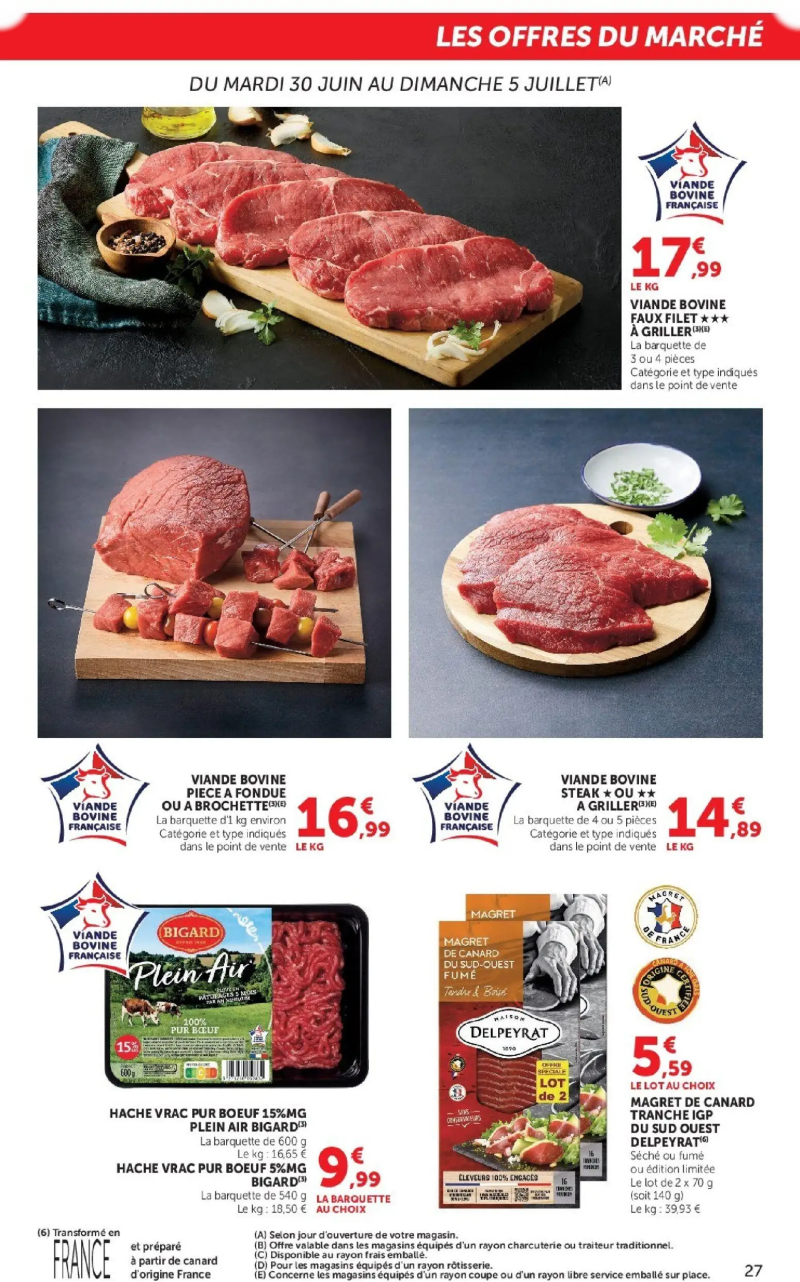 Super U catalogue du 30/06 – page 27