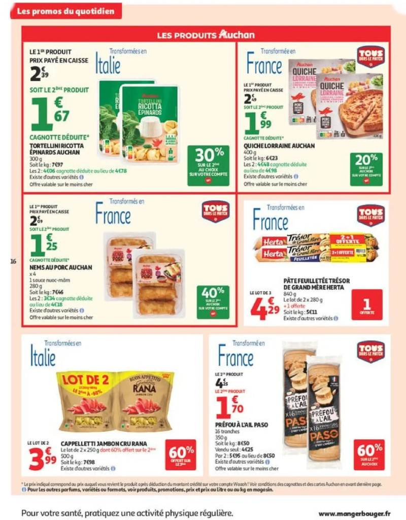 Auchan catalogue du 30/06 – page 16