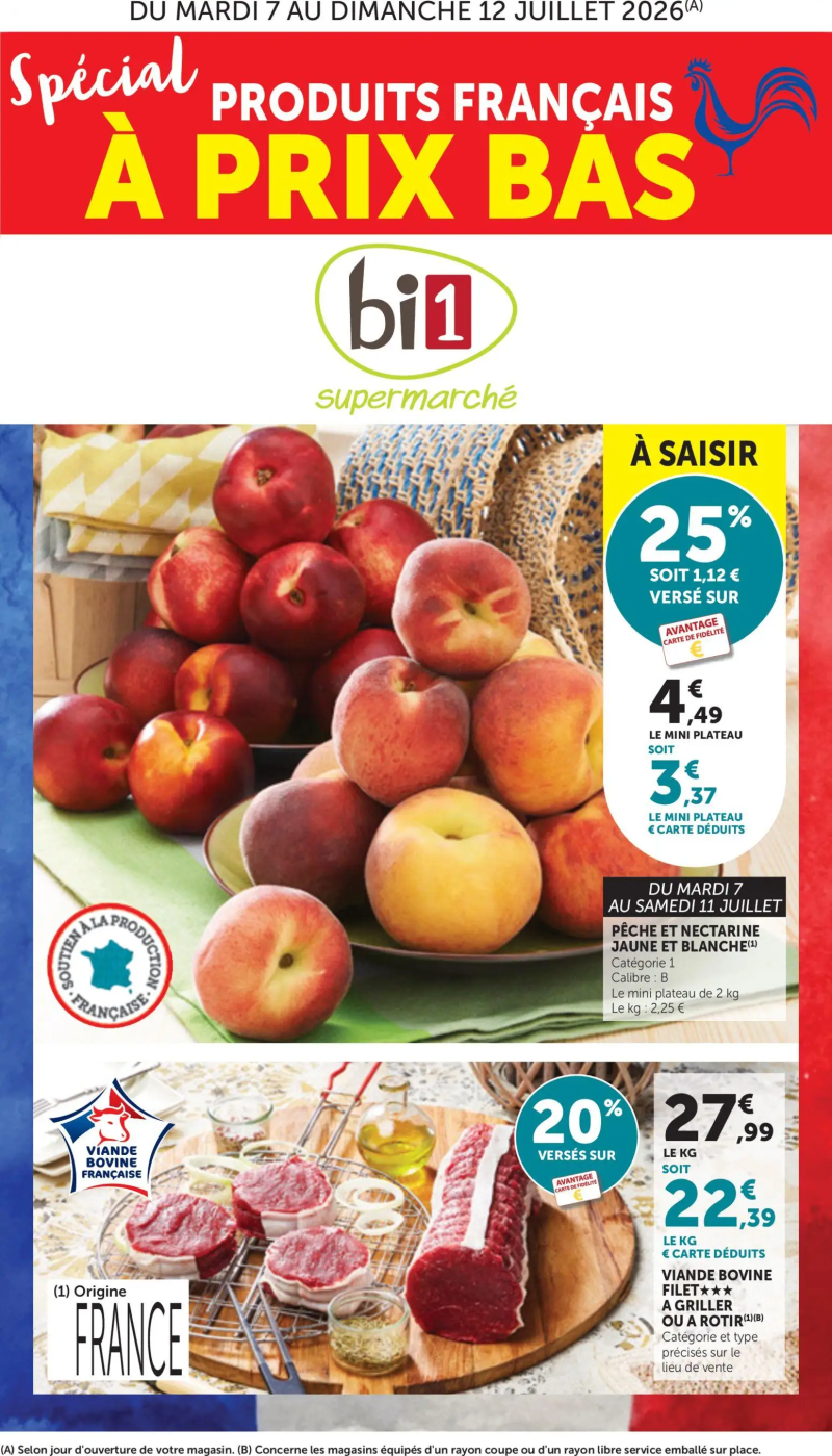Bi1 catalogue du 30/06 – page 1