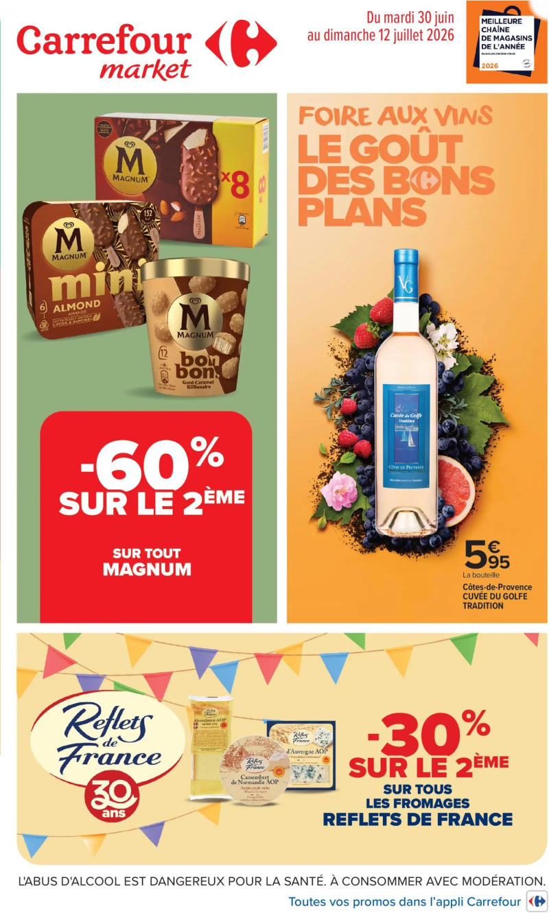 Carrefour Market catalogue du 30/06 – page 1
