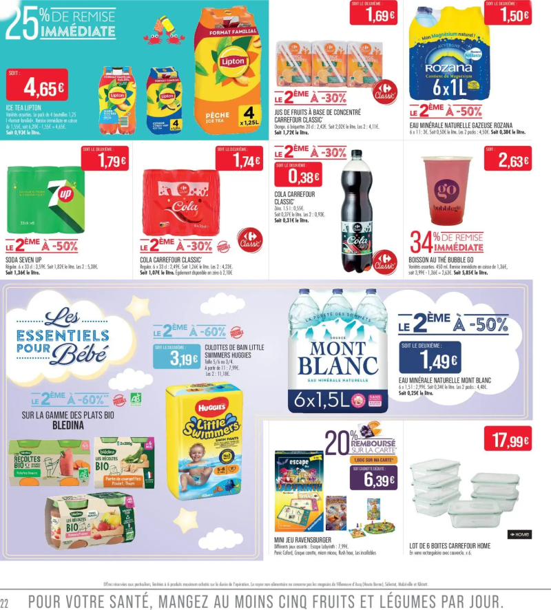Supermarchés Match catalogue du 30/06 – page 22