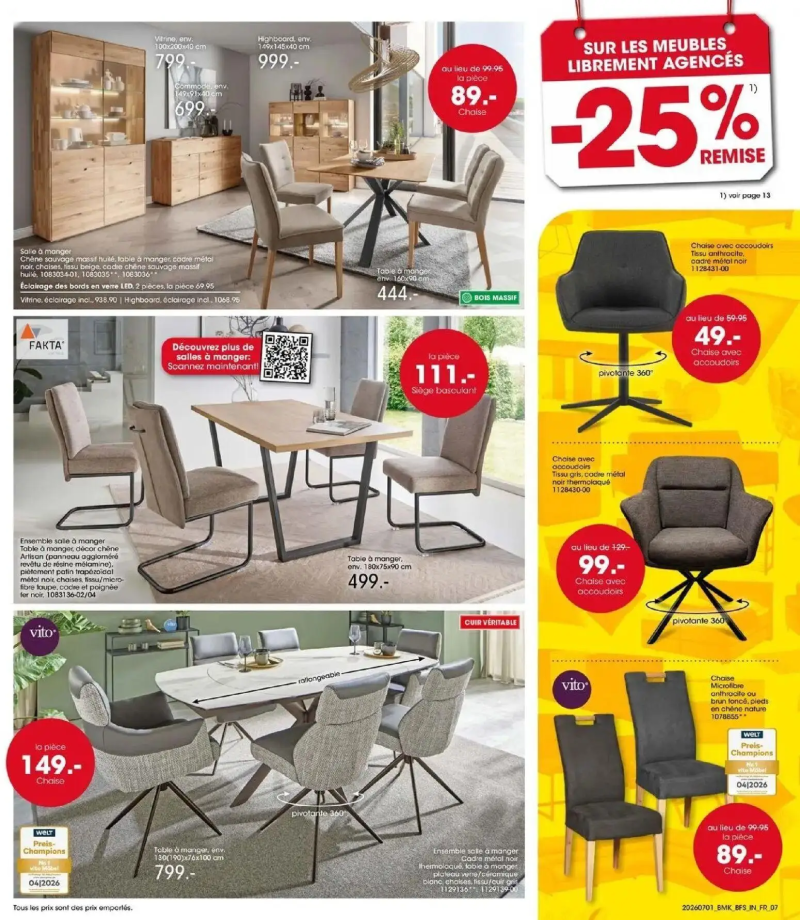 Mobel Martin catalogue du 01/07 – page 7