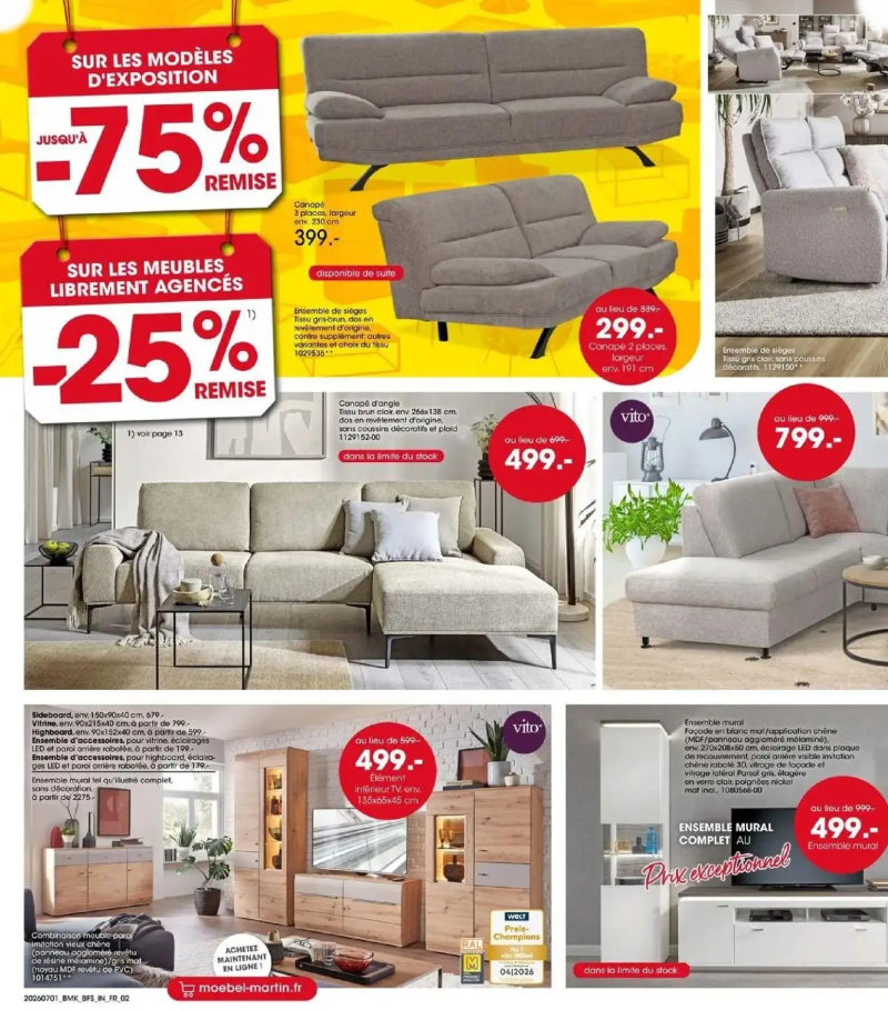 Mobel Martin catalogue du 01/07 – page 2