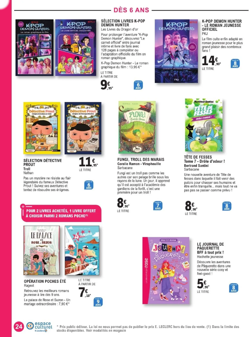 E.Leclerc catalogue du 07/07 – page 24