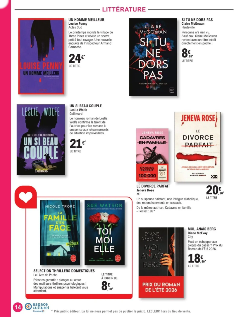 E.Leclerc catalogue du 07/07 – page 14