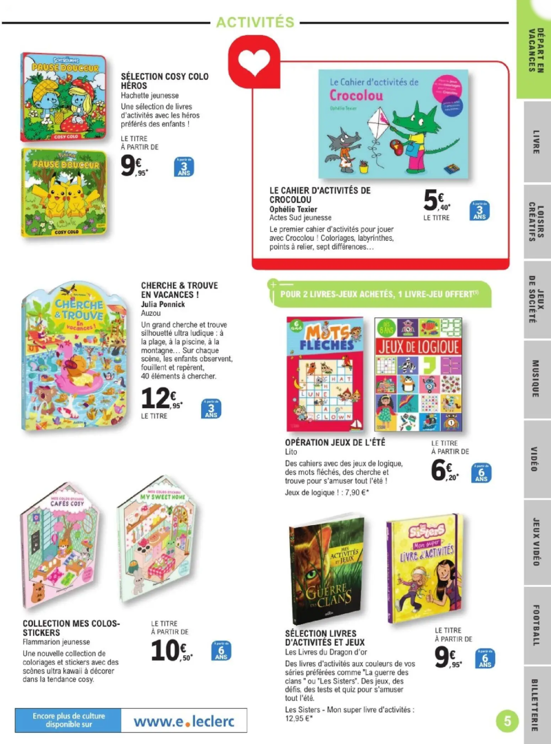 E.Leclerc catalogue du 07/07 – page 5