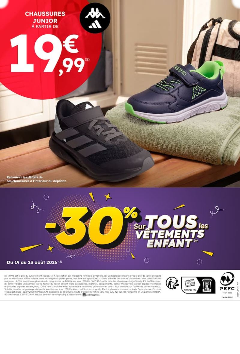 Sport 2000 catalogue du 27/07 au 21/09/2026 – page 4