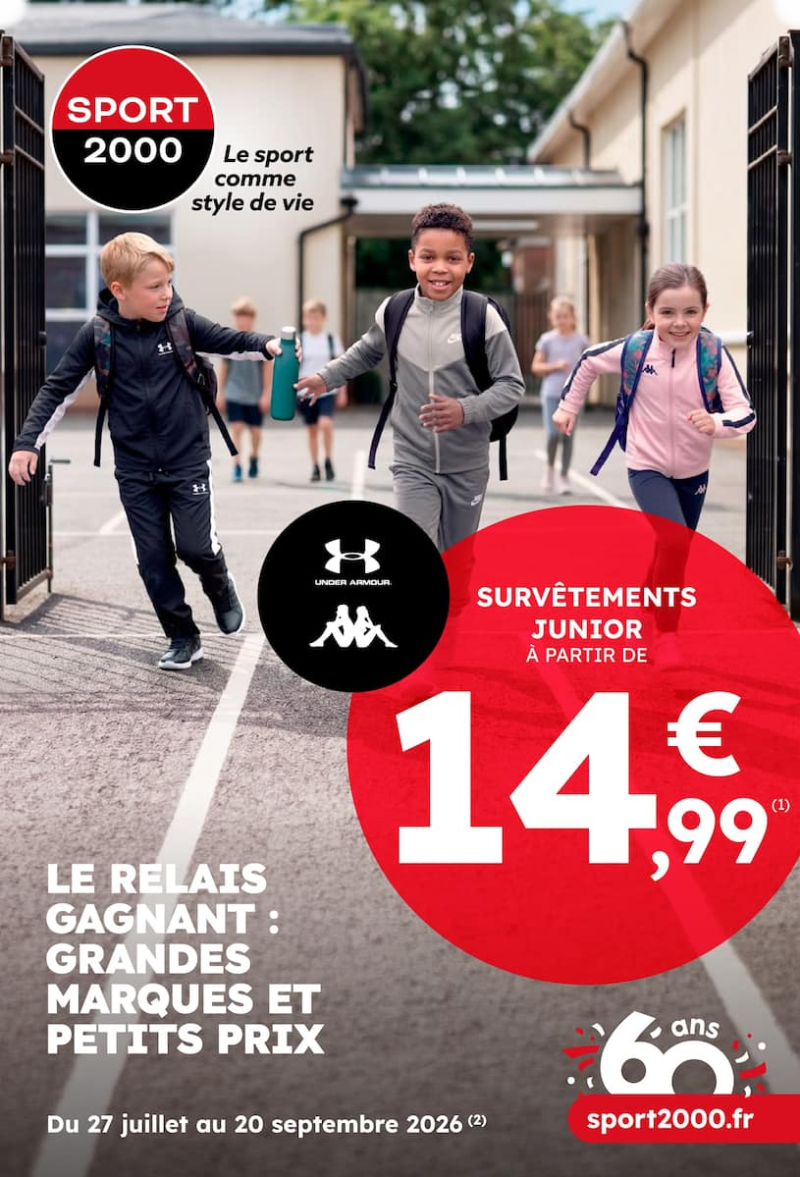 Sport 2000 catalogue du 27/07 au 21/09/2026 – page 1