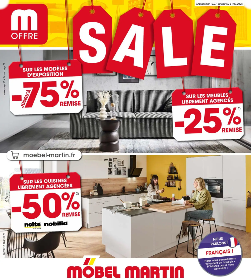 Mobel Martin catalogue du 10/07 – page 1