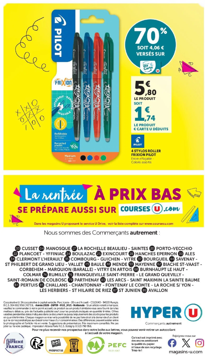 Hyper U catalogue du 15/07 – page 40