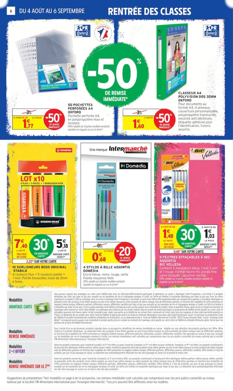 Intermarché Express catalogue du 04/08 au 07/09/2026 – page 6
