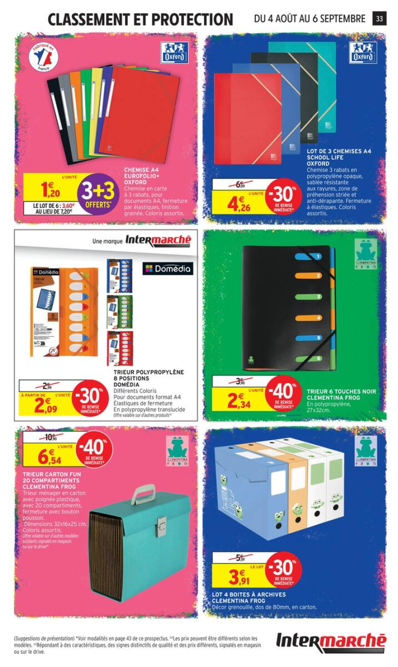 Intermarché Super catalogue du 04/08 au 07/09/2026 – page 33
