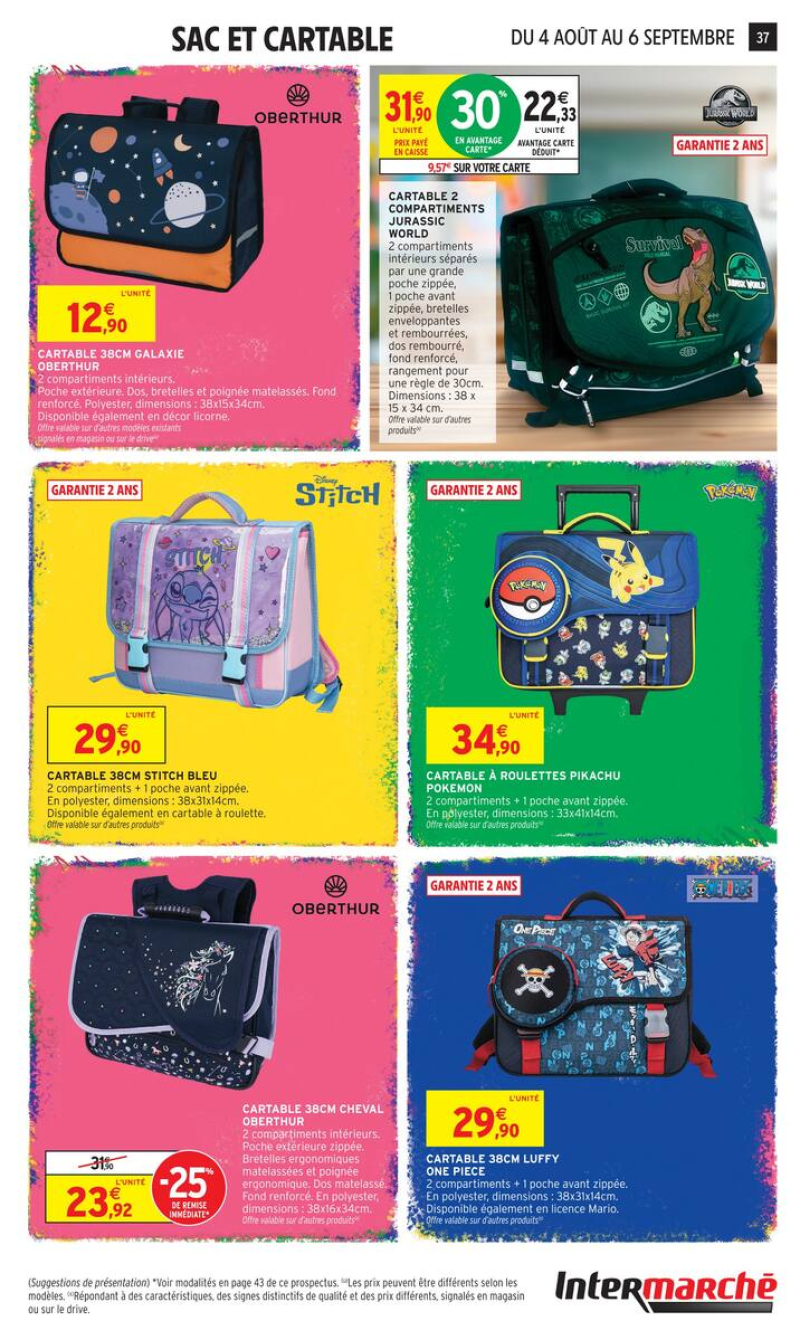 Intermarché Super catalogue du 04/08 au 07/09/2026 – page 37