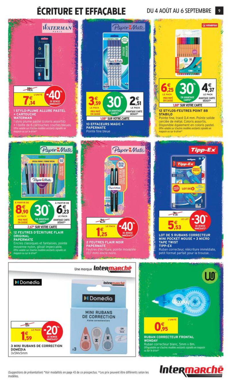 Intermarché Super catalogue du 04/08 au 07/09/2026 – page 9