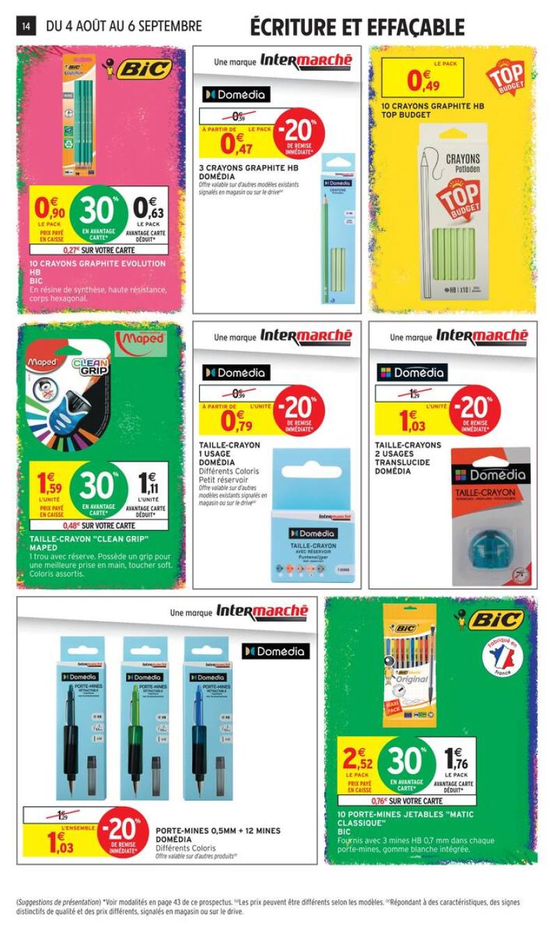 Intermarché Super catalogue du 04/08 au 07/09/2026 – page 14