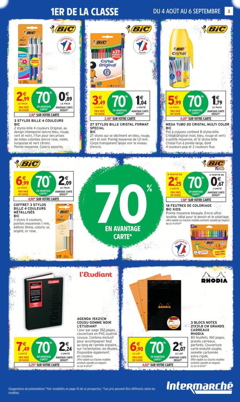 Intermarché Super catalogue du 04/08 au 07/09/2026 – page 3