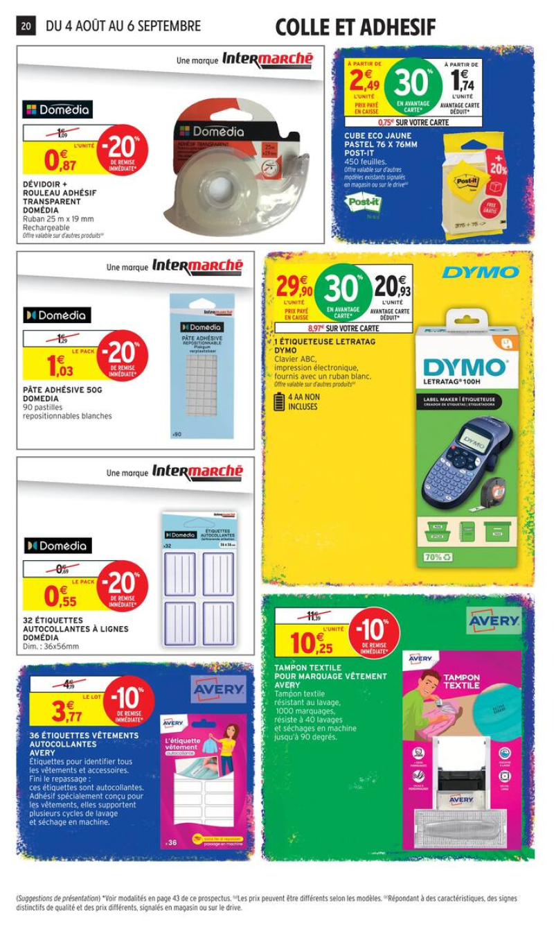 Intermarché Super catalogue du 04/08 au 07/09/2026 – page 20