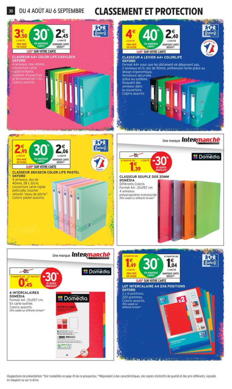 Intermarché Super catalogue du 04/08 au 07/09/2026 – page 30