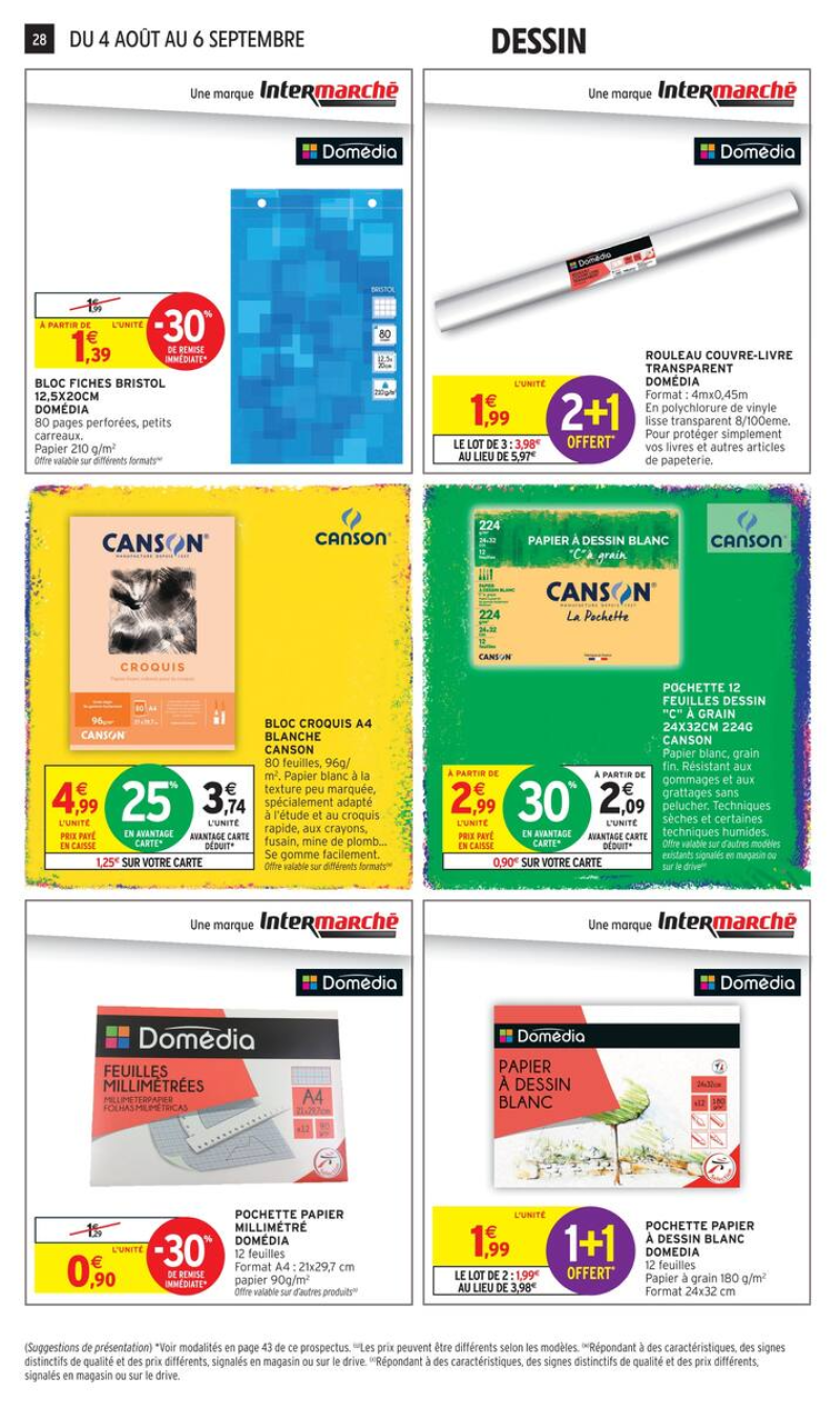 Intermarché Super catalogue du 04/08 au 07/09/2026 – page 28