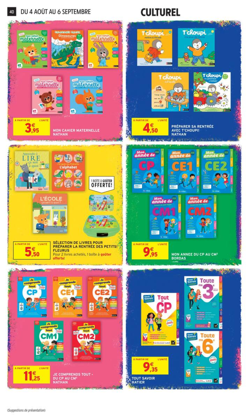 Intermarché Super catalogue du 04/08 au 07/09/2026 – page 40