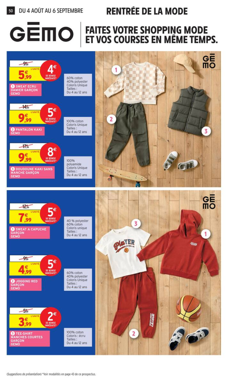 Intermarché Super catalogue du 04/08 au 07/09/2026 – page 50