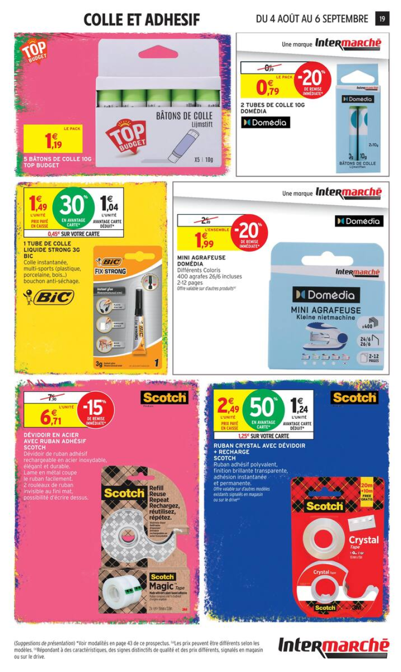 Intermarché Super catalogue du 04/08 au 07/09/2026 – page 19