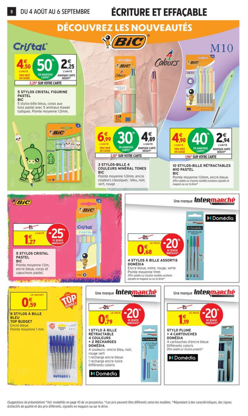 Intermarché Super catalogue du 04/08 au 07/09/2026 – page 8