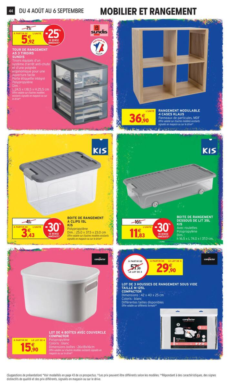 Intermarché Super catalogue du 04/08 au 07/09/2026 – page 44