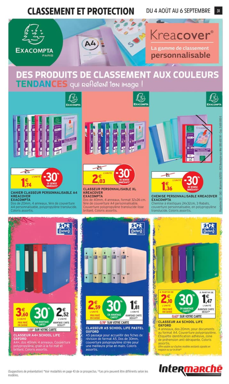 Intermarché Hyper catalogue du 04/08 au 07/09/2026 – page 31