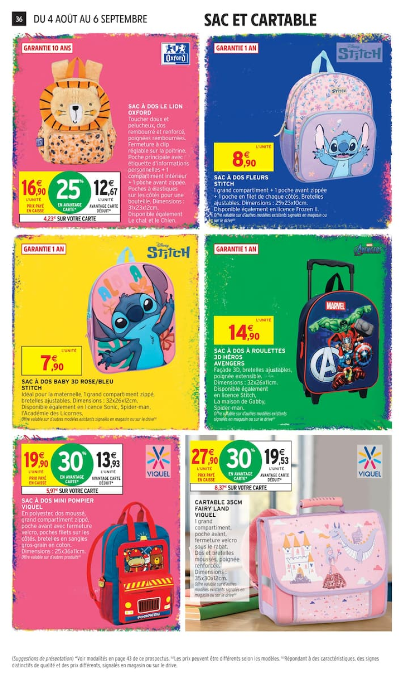 Intermarché Hyper catalogue du 04/08 au 07/09/2026 – page 36