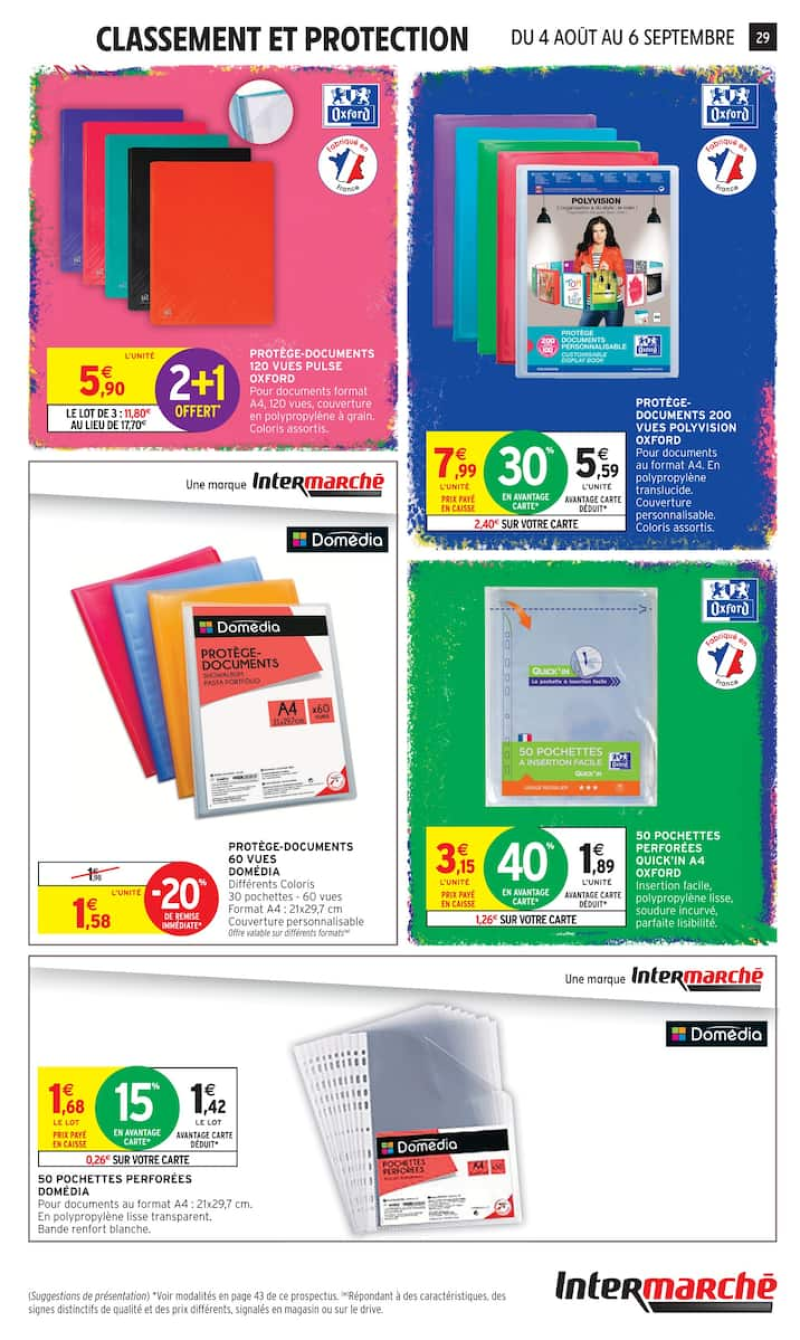 Intermarché Hyper catalogue du 04/08 au 07/09/2026 – page 29