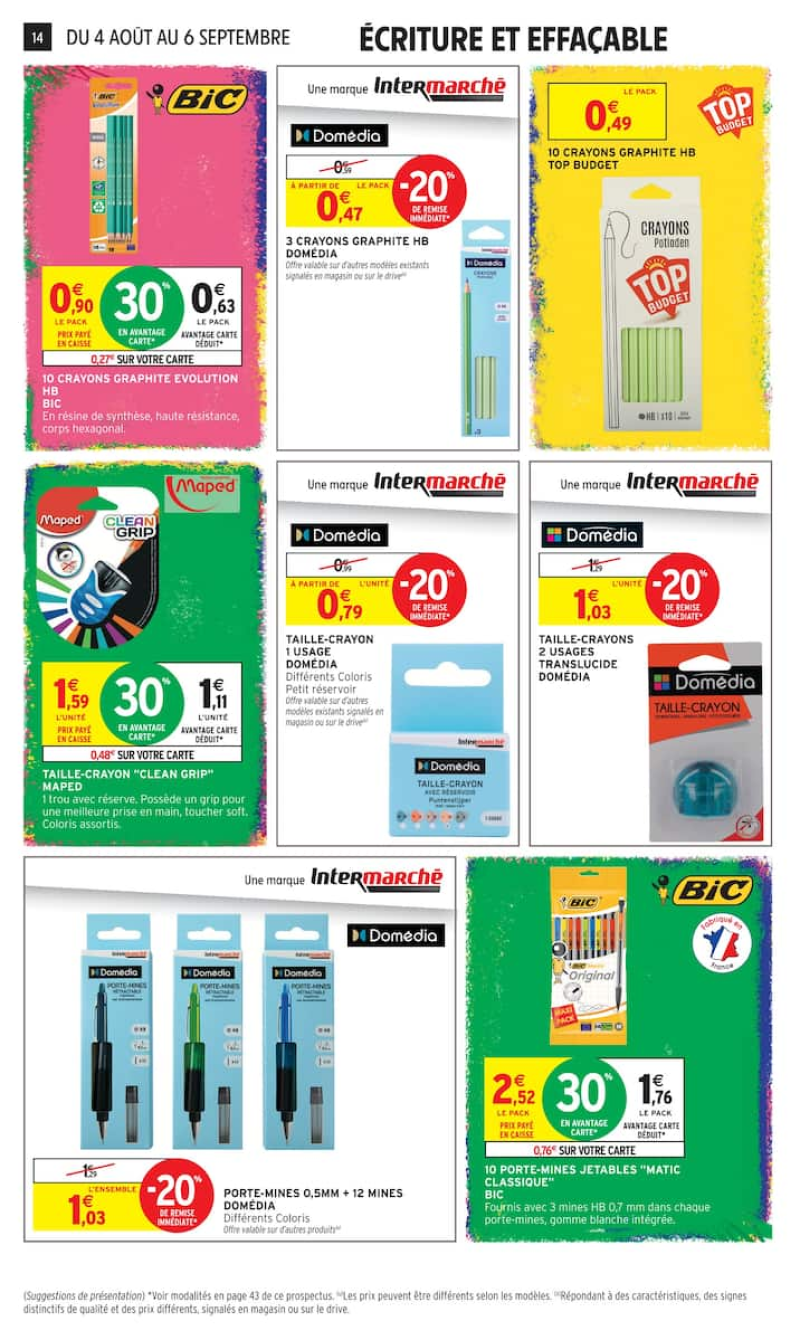 Intermarché Hyper catalogue du 04/08 au 07/09/2026 – page 14
