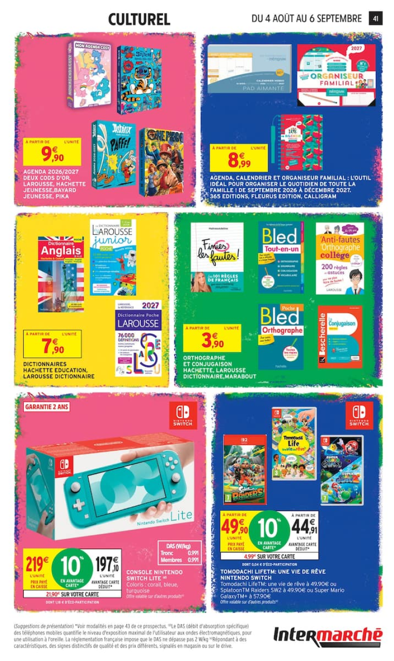 Intermarché Hyper catalogue du 04/08 au 07/09/2026 – page 41